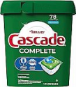 Deals List: Cascade Complete Dishwasher Pods - Fresh Scent ActionPacs, 78 Count