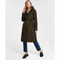 Deals List: DKNY Women's Hooded Belted Quilted Coat