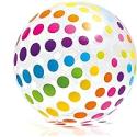 Deals List: Intex Jumbo Glossy Colorful Transparent PVC Beach Ball 31in