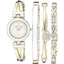 Deals List: Anne Klein Women's Bangle Watch and Premium Crystal Accented Bracelet Set