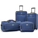 Deals List: American Tourister Fieldbrook XLT Softside Upright Luggage, Navy, 4-Piece Set (BB/DF/21/25)