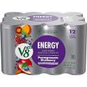 Deals List: V8 +ENERGY Pomegranate Blueberry Energy Drink, Made with Real Vegetable and Fruit Juices, 8 FL OZ Can (Pack of 12)