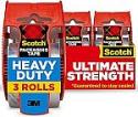 Deals List: Scotch Heavy Duty Packaging Tape (1.88 x 22.2 yd, 1.5" Core, Clear, 3 Rolls with Dispenser) 