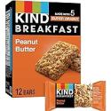 Deals List: 12-Count KIND Breakfast Healthy Snack Bar Peanut Butter 1.76oz