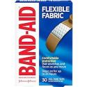 Deals List: 30-Count Band-Aid Brand Flexible Fabric Adhesive Bandages (Assorted Sizes)
