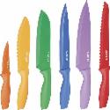 Deals List: Cuisinart - 12-Piece Knife Set - Red/Orange/Yellow/Green/Blue/Purple, C55-01-12PCKS