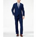 Deals List: Kenneth Cole Reaction Mens Ready Flex Slim-Fit Stretch Modern Solid Suit
