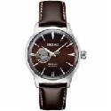 Deals List: Seiko Mens Presage Automatic Brown Leather Strap Watch 40.5mm
